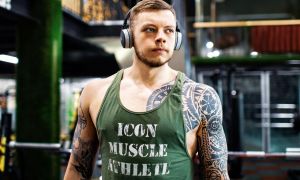 Спортивная фотосессия в фитнес-клубе