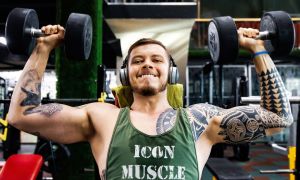 Спортивная фотосессия в фитнес-клубе
