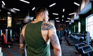 Спортивная фотосессия в фитнес-клубе